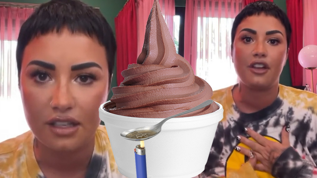 Exercises in Futility Demi Lovato's Frozen Yogurt Shop Feud