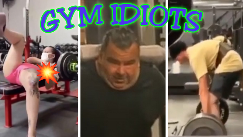 Gym Idiots - Big Ed Squat (90 Day Fiancé), Bench Press Fail, & More