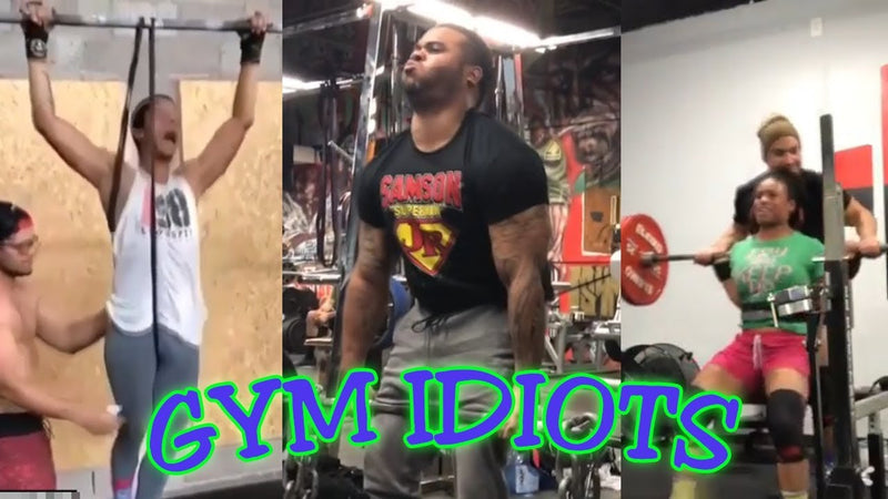 Gym Idiots - Samson Fletcher Deadlift, Two Squat Fails, & More