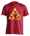 red "TriForce Powerlifting" T-shirt