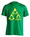 Kelly green "TriForce Powerlifting" T-shirt