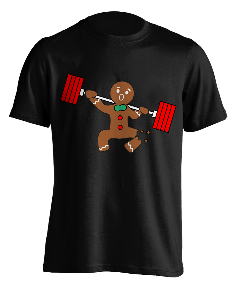 black "Ginger Snap - Squat" T-shirt