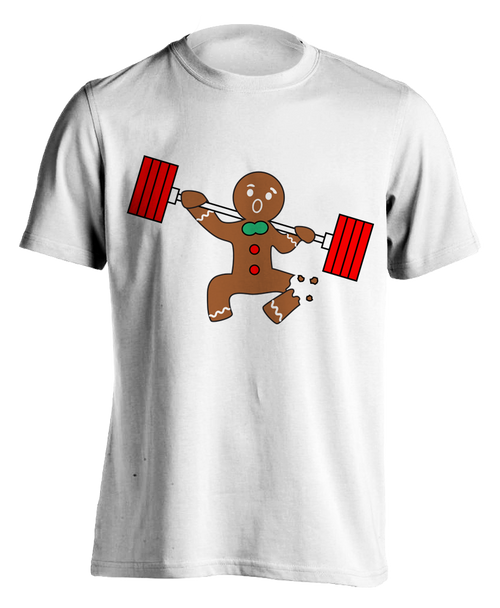 white "Ginger Snap - Squat" T-shirt
