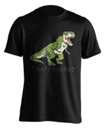 black "Traposaurus" T-shirt