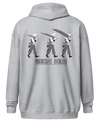 sport grey "Progressive Overloard" zip hoodie