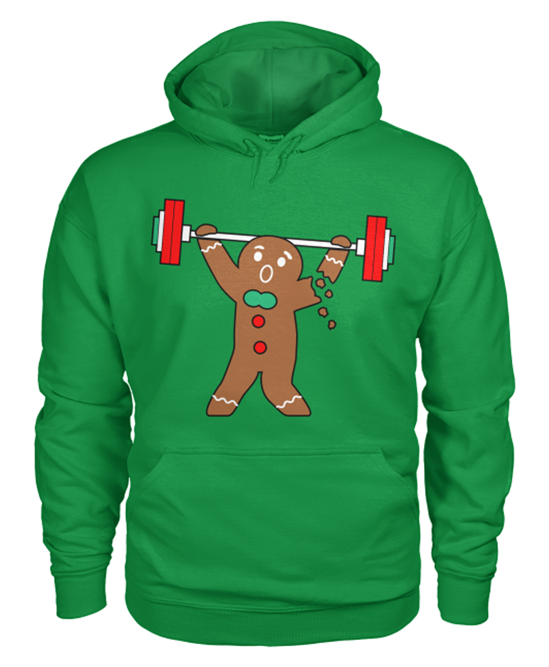 Kelly green "Ginger Snap" pullover hoodie