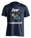 navy "Over-Encumbered" T-shirt