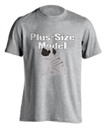sport grey "Plus-Size Model" T-shirt