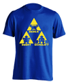 royal blue "TriForce Powerlifting" T-shirt