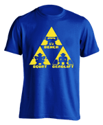 royal blue "TriForce Powerlifting" T-shirt