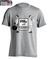 sport grey "PRs & Cigars" T-shirt