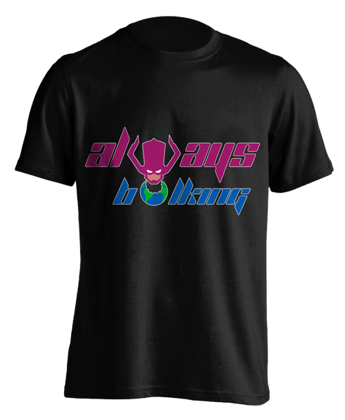 black "Always Bulking" T-shirt