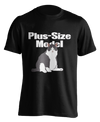 black "Plus-Size Model: Cade" T-shirt