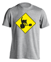 sport grey "Dangerous Curves" T-shirt