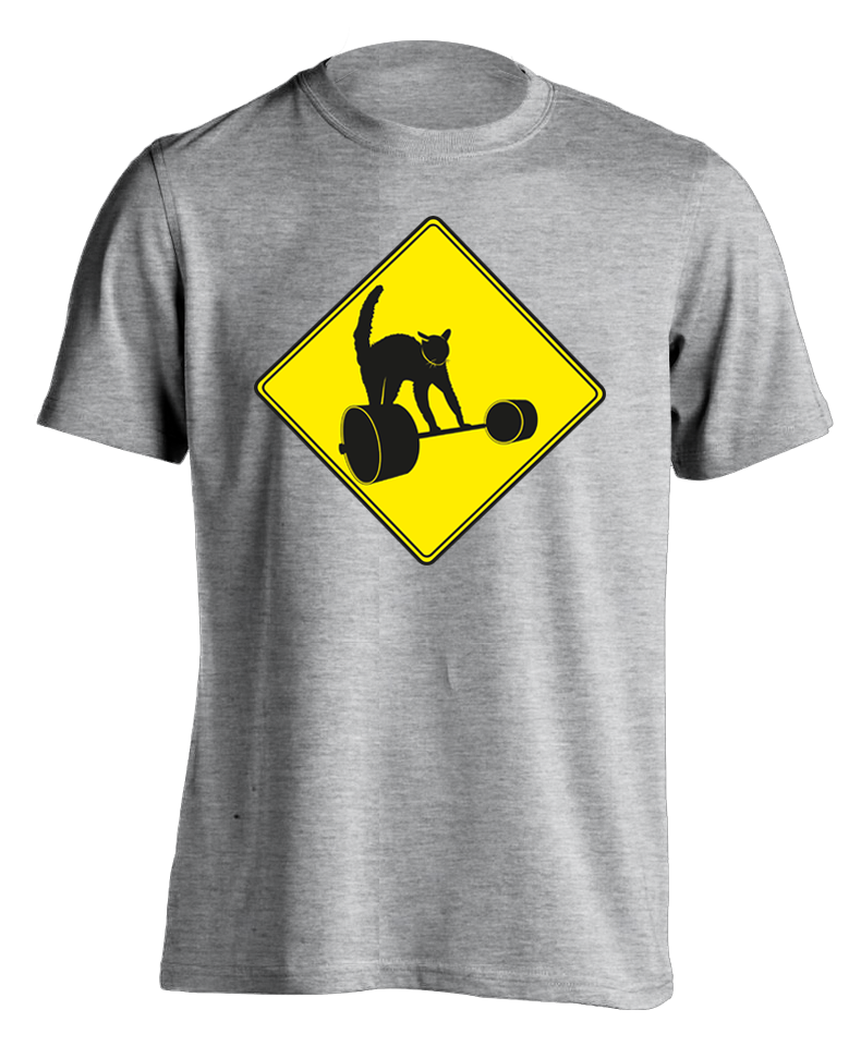 sport grey "Dangerous Curves" T-shirt