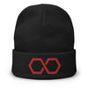 black "Infinite Elgintensity Logo" beanie