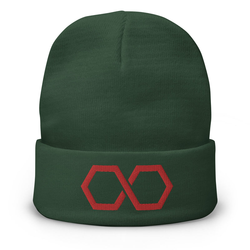 dark green "Infinite Elgintensity Logo" beanie