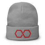 grey "Infinite Elgintensity Logo" beanie