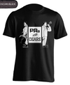 black "PRs & Cigars" T-shirt