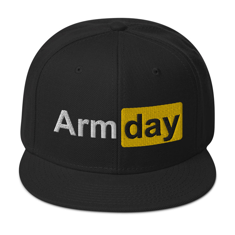 "Arm Day" Snapback Hat