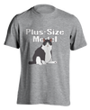 sport grey "Plus-Size Model: Cade" T-shirt