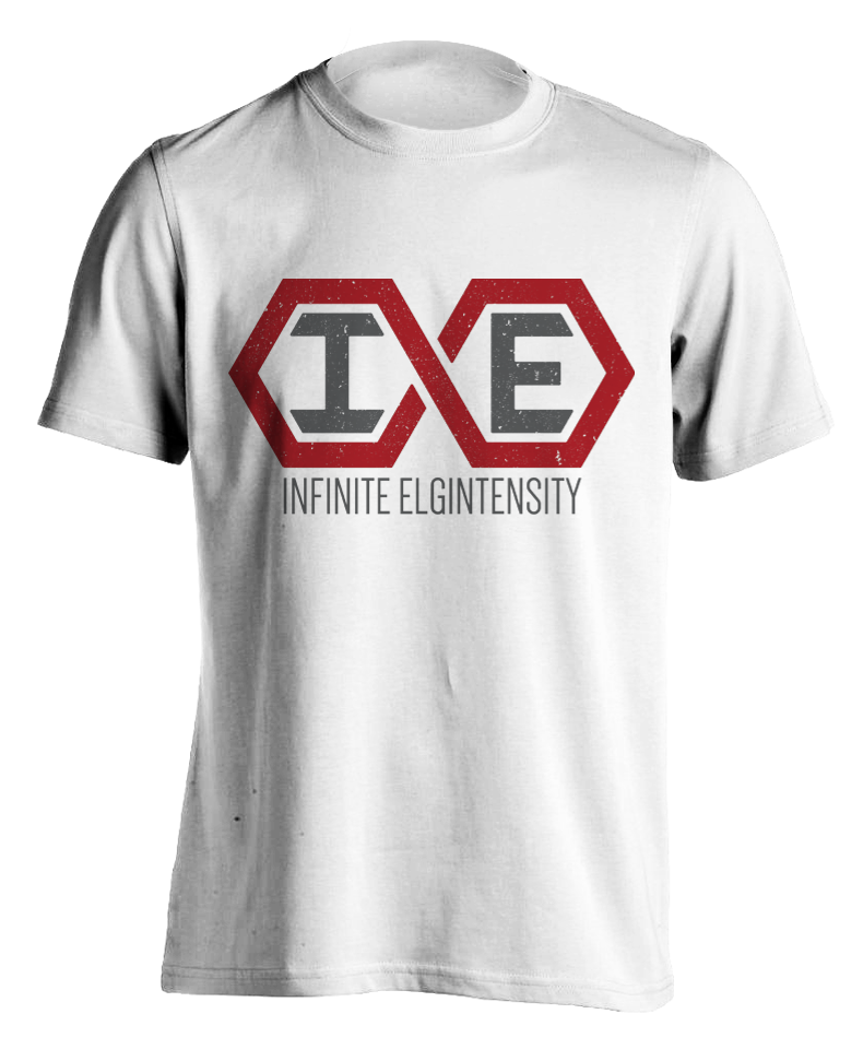 white "Infinite Elgintensity Logo" T-shirt