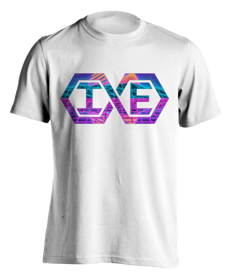 white "Infinite Elgintensity Retro Logo" T-shirt